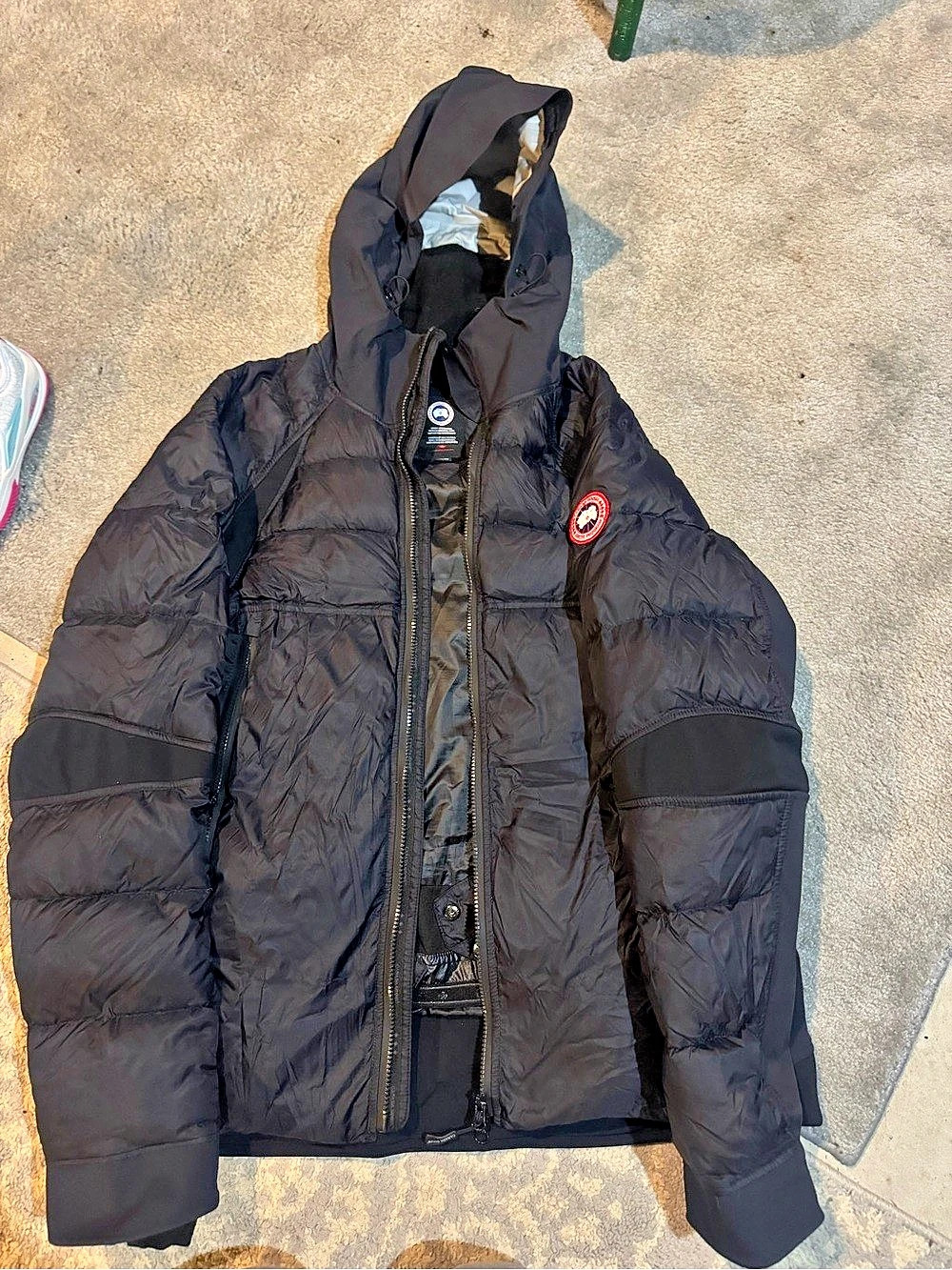Canada Goose Lodge Hoody Black Label Black Puffer Jacket